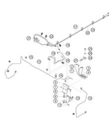 适用于 2018-2019 款 911 (991) GT3 CUP 的前刹车油管