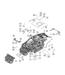 Porsche 911 (991) GT3 Cup 2018-2019, carrosserie blanche