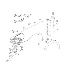 Parafango 911 (991) GT3 CUP 2018 - 2019