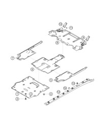Panneaux de soubassement 911 (991) GT3 CUP 2018 - 2019