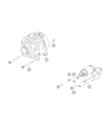 Generator and Starter 911 (991) GT3 CUP 2018 - 2019