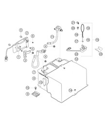 911 (991) GT3 CUP 2018 - 2019 电池和主继电器