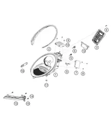 911 (991) GT3 CUP 2018 - 2019 款前大灯