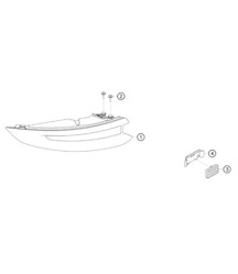 Rücklicht 911 (991) GT3 CUP 2018 - 2019