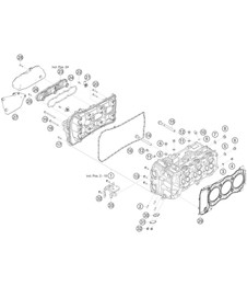 Cylinder head LEFT  911 (992) GT3 Cup 2021