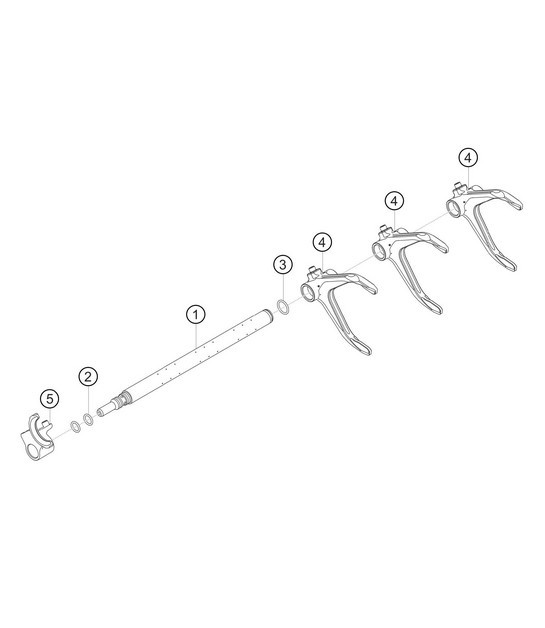 Diagram 3.3-17 Porsche 997 (911) MK2 2009-2012 Transmission