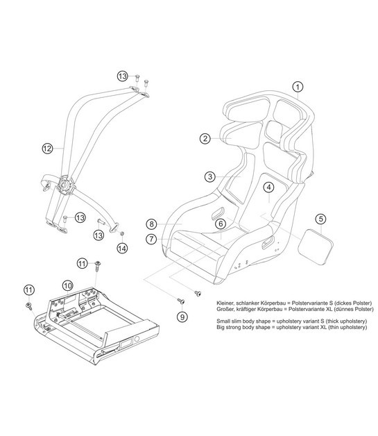 Diagram 8.8-19 Porsche Macan (95B) MK1 (2014-2018) Body