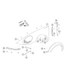 Fender front 911 (992) GT3 CUP 2021