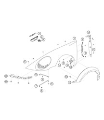 Garde-boue avant 911 (992) GT3 CUP 2021