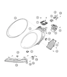 Headlight 911 (992)  GT3 CUP 2021