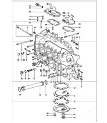 crankcase left 911 Turbo 1975-77