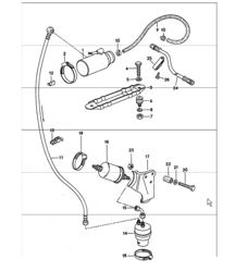 fuel system rear 911 TURBO 1975 onwards K-JETRONIC