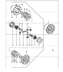 limited-slip differential 911 TURBO 1975-77