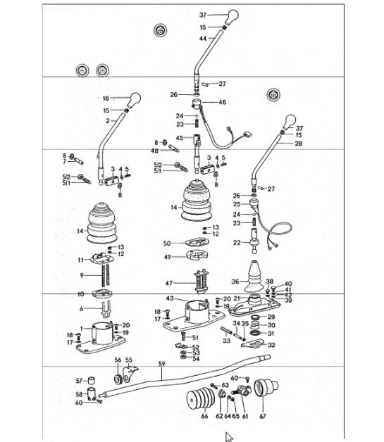 transmission control 911 TURBO 1975-77