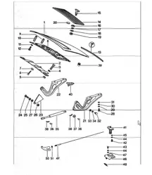 deksel achter 911 TURBO 1975-77