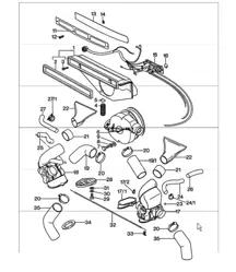 ventilation heating system - 1 - 911 TURBO upto 1976