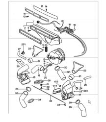 ventilation heating system - 1 - 911 TURBO upto 1976