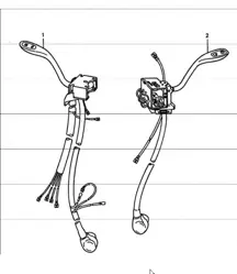 steering column switch 911 TURBO 1975-77