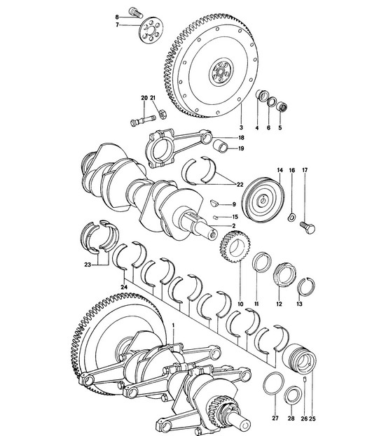 Albero motore 914-6 1970-76
