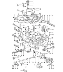 化油器 / 修理材料 / 供应商 / WEBER - 40 IDTP1 3C - 3C1 - 914-6 1970-76