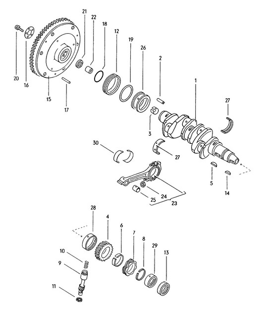 Albero motore 914 1970-1976