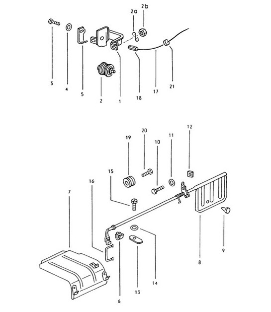 Diagram 115-010 Porsche 955 Cayenne 3.2L V6 2003-06 Engine