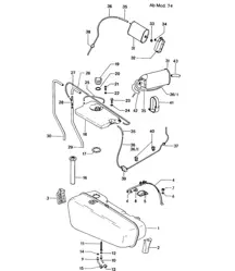 Brandstoftank 914 1974>> 