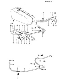 Conduite de carburant 914 1975>>