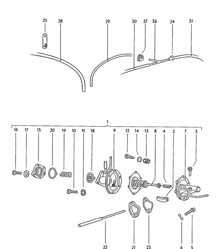 Fuel pump  914-1,8V  1970-76