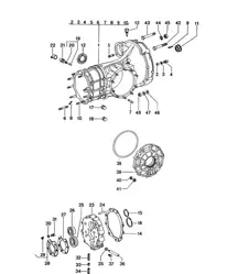 Transmission de remplacement / Boîtier de transmission 914 1970-76