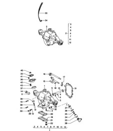 Transmissiedeksel / Transmissieophanging 914 1970-76