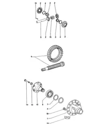 Diferencial / Transmisión manual 914 1970-76