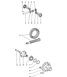Differentieel / Handgeschakelde transmissie 914 1970-76