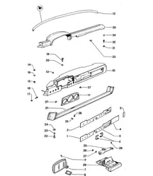 Tableau de bord / Rétroviseur extérieur 914 1970-76