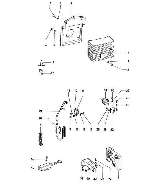 Equipaggiamento elettrico / Motore 914 1970-76