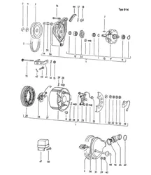 发电机 / 单个零件 914 1970-76
