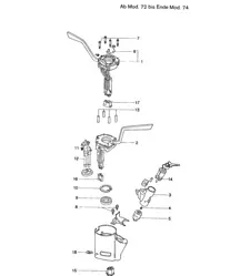 Lenkstockschalter 914 1972-74