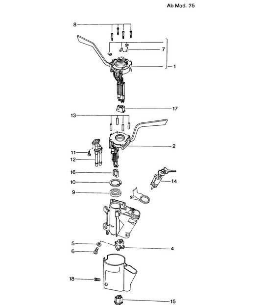 Interruptor de columna de dirección 914 1975>>