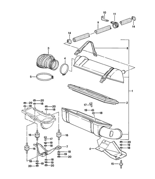 Sistema di depurazione dell'aria 924 TURBO 1979