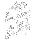 Fuel System, Exhaust System 924 (1977-1988)