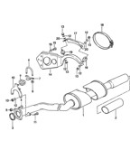 Fuel System, Exhaust System 924 (1977-1988)