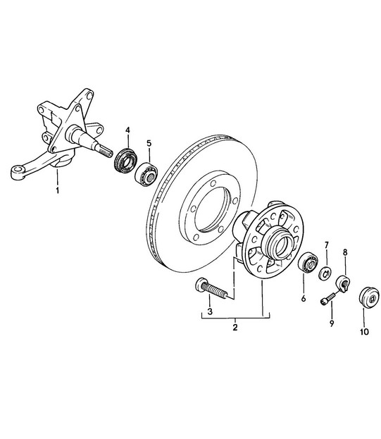 Steering knuckle / Lubricants (PR:471) 924 / 924 TURBO 1976-79