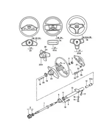 Volant / Colonne de direction 924 1976-79