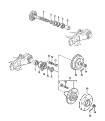 Hinterradwelle / Schmierstoffe 924 1976-79