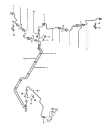 Tubi freno - Posteriore - 924 1976-79