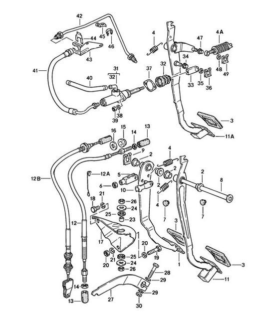 Diagram 702-000 Porsche Cayenne 9YA 2018-2023 