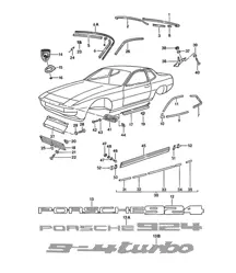 Cadre décoratif / Insignes 924 1976-79