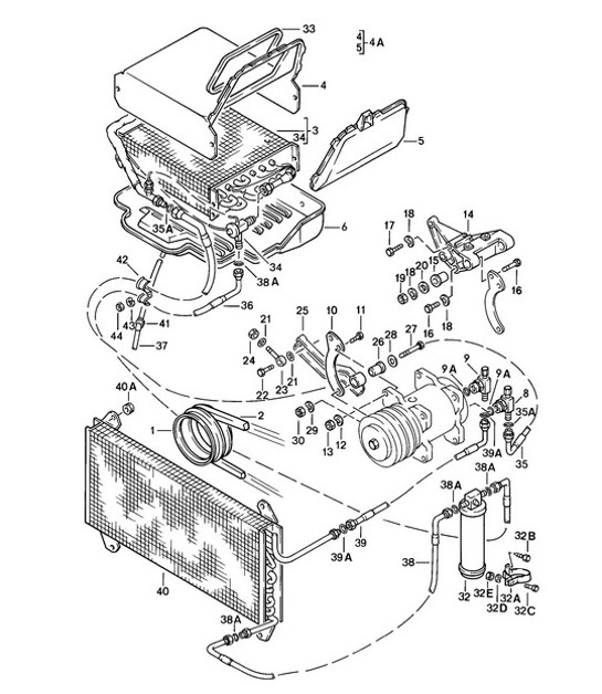 Diagram 813-030 Porsche Cayenne 3.2L V6 2003>> Carrosserie