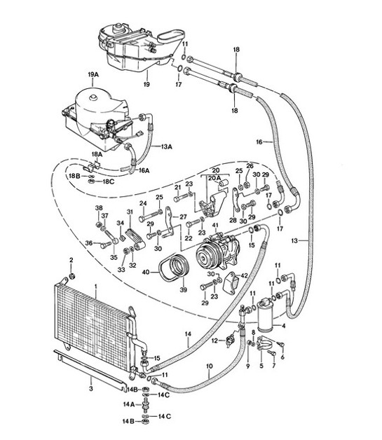 Diagram 813-040 Porsche 997 Carrera 4S 3.8L 2005 年>>  车身