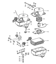 Verdamper / Rechtsgestuurd (M573 Airconditioner) 924 1976-79